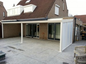 vaste polycarbonaat zijwand